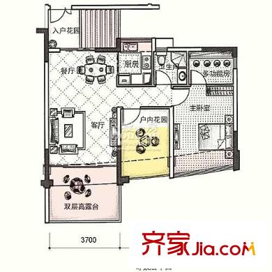 深圳景园户型图2