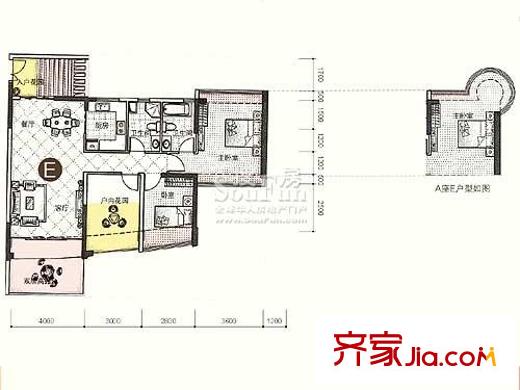 深圳景园户型图8