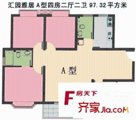 深圳 汇园雅居 户型图4