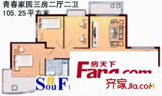 深圳青春家园户型图2