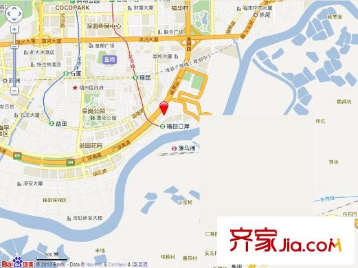 天泽花园交通图