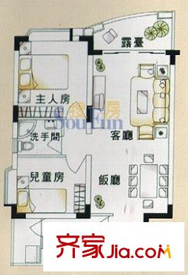 天泽花园 3室 户型图