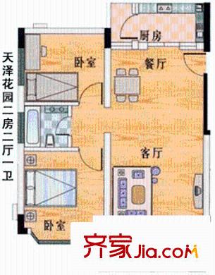 深圳天泽花园户型图1