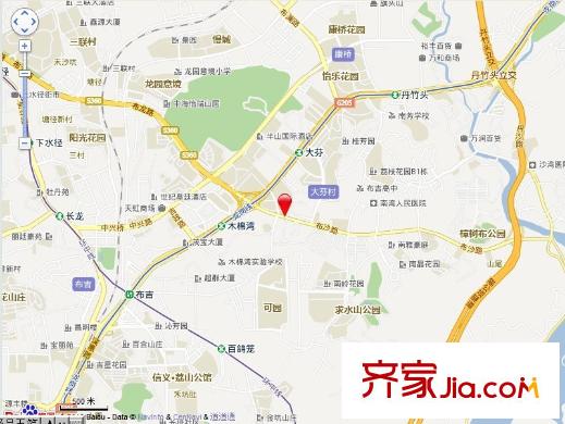 佳兆业可园五期交通图