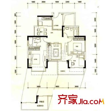 深圳承翰慢城三期户型图1