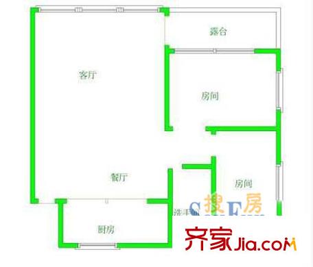 深圳 悠然天地家园 户型图2
