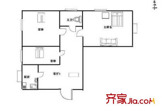 深圳 中山颐景花园 户型图10