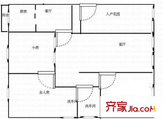 深圳 天骄华庭 户型图5