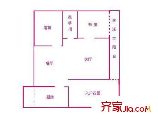 深圳 天骄华庭 户型图2