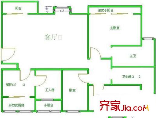 深圳天骄华庭户型图2