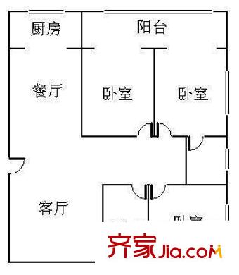 学林雅院 3室 户型图