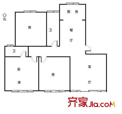 桃源村二期 0室 户型图