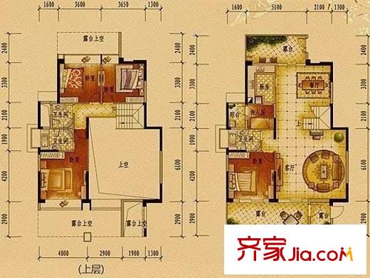 铭筑 3室 户型图