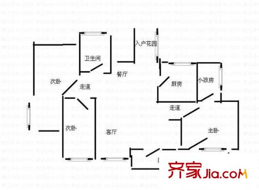 金域豪庭 4室 户型图