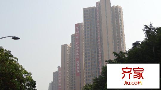 广业成学府道外景图
