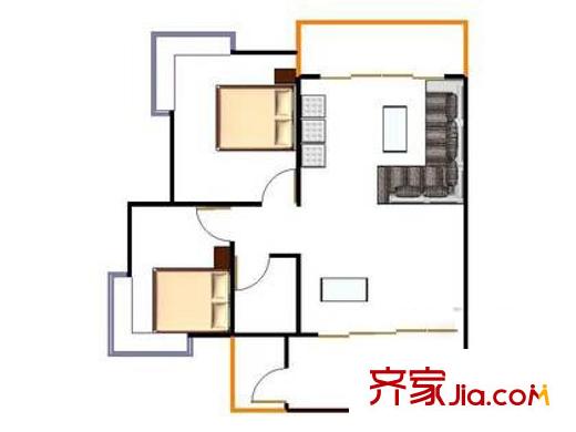 深圳 留仙居 户型图4