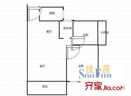 深圳南山豪庭户型图3