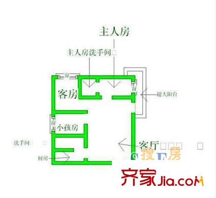 吉信大厦 户型图14