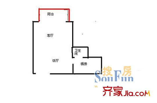 苏豪名厦 户型图15