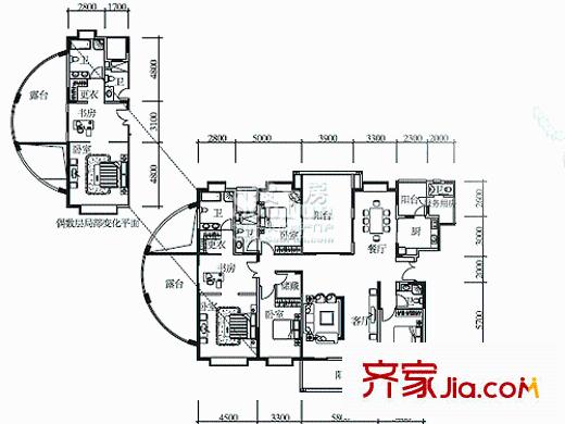 深圳东方盛世花园户型图17