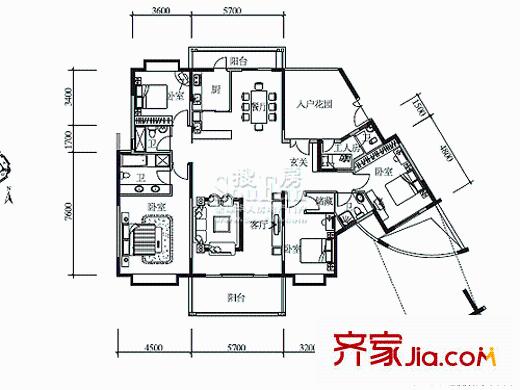 深圳东方盛世花园户型图13