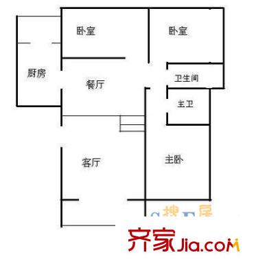 深圳 碧湖玫瑰园 户型图4
