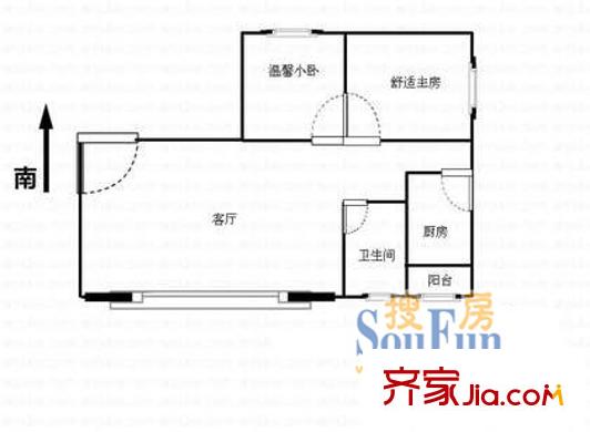 深圳 阳光翠园 户型图1