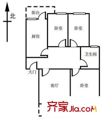 深圳 荔苑小区 户型图3