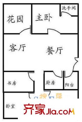 深圳 阳光翠园 户型图5
