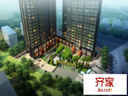 珑瑜外景图鸟瞰图(2011.01.05)