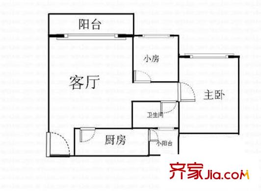 深圳 愉康花园 户型图7