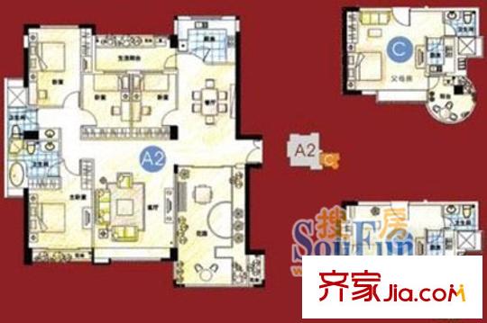 深圳花园城一期户型图10