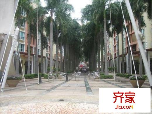阳光棕榈园三期外景图阳光棕榈园门口