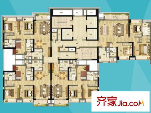 万科天誉户型图万科广场户型01左