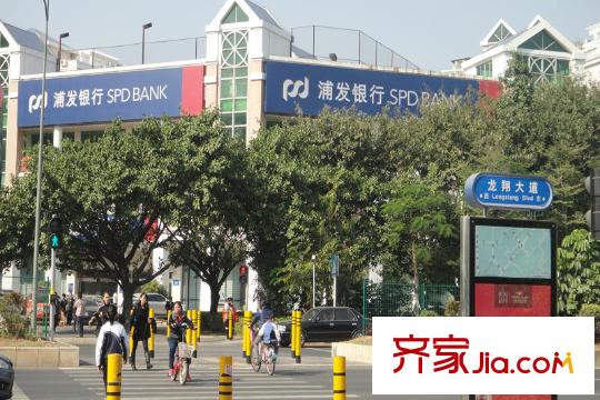 万科天誉配套图龙翔大道另一侧浦发银行