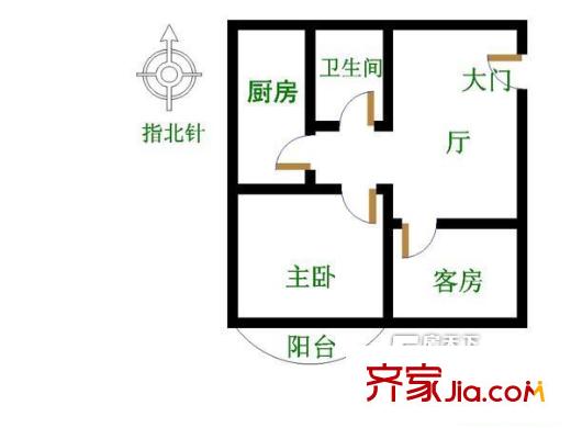 深圳 万豪月半山 二居室 二房二厅一卫