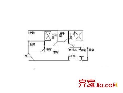 深圳 润城花园 户型图3