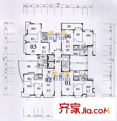 深圳鼎太风华金色华尔兹 2室 户型图