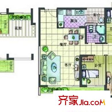 蔚蓝海岸三期 户型图5