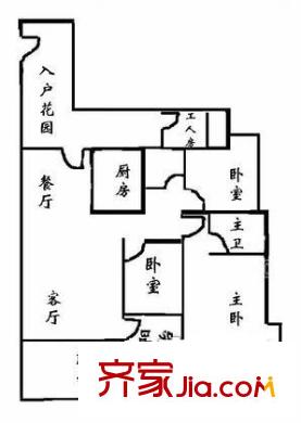 深圳 波托菲诺天鹅堡 户型图2