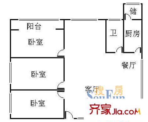 深圳麒麟花园户型图10