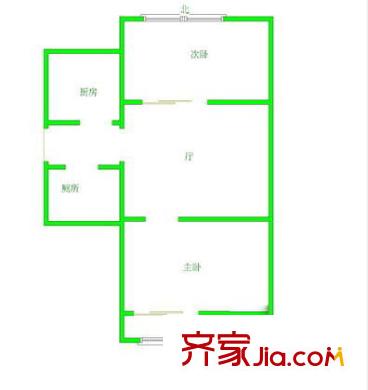 深圳 宝珠花园 户型图3