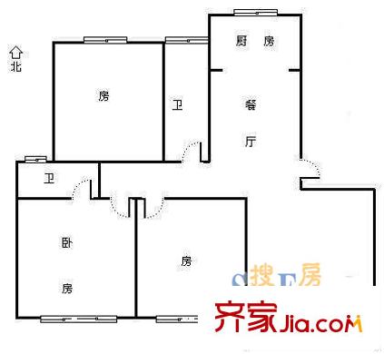 深圳荟芳园户型图4