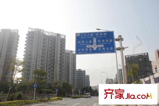 深圳湾1号周边的路标