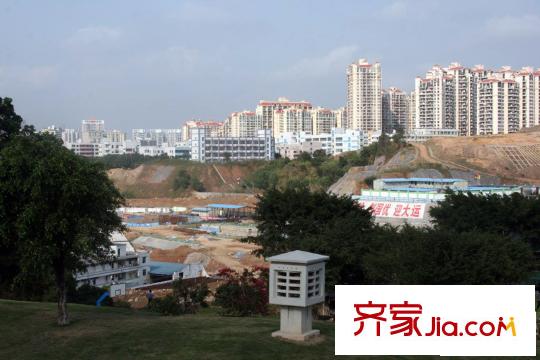 荔山公馆交通图5号线百鸽笼站施工地