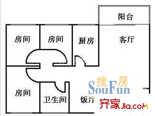 深圳 凯丽花园 户型图14