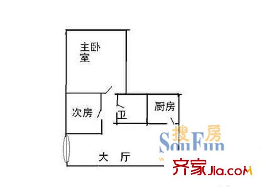 深圳 凯丽花园 户型图1