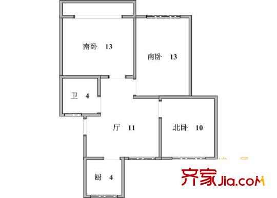 上海 报春四村 户型图