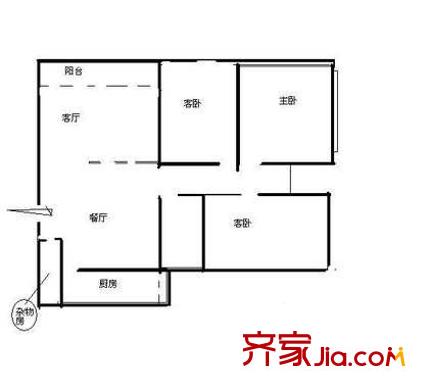深圳 水岸新都 户型图3
