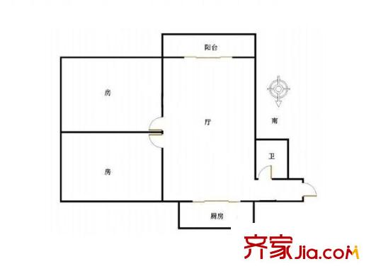 大世纪花园 0室 户型图